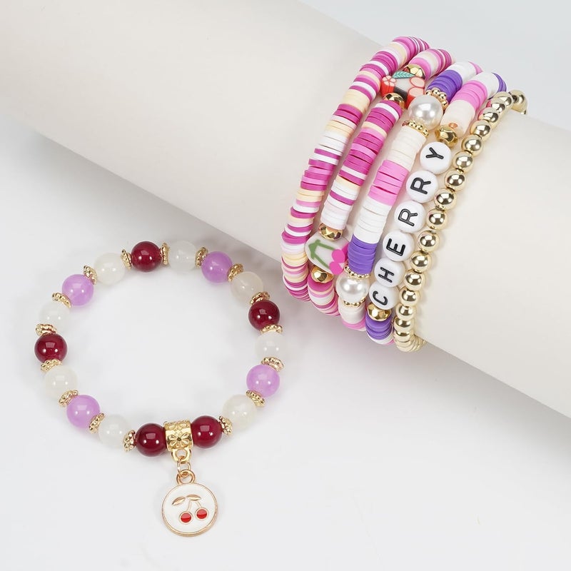 Briutn 4th of July Beaded Bracelets with American Flag Stars Charms USA Jewelry - Image 3